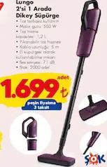 ARZUM LUNGO DİKEY SÜPÜRGE fiyat ve kampanya bilgisi